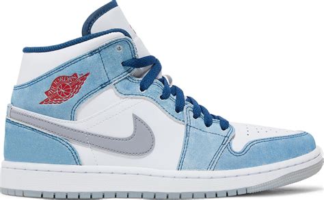 nike air jordan mid blauw|jordan 1 mid french blue women.